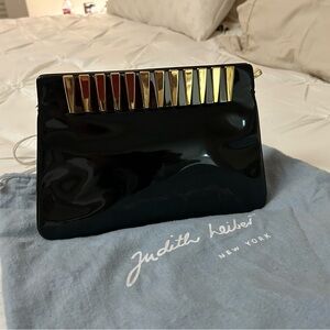 Vintage Judith Leiber Black Patent Bag